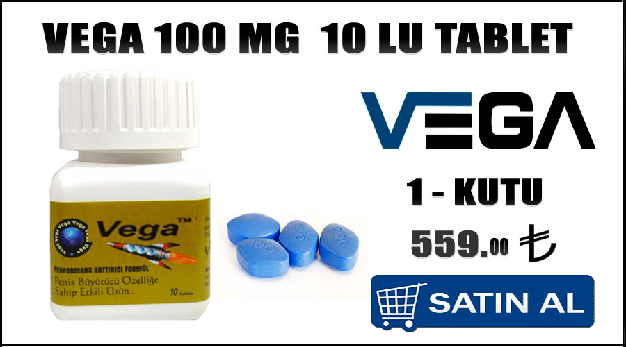 Vega 100 mg 4'lü tablet satış mağazası