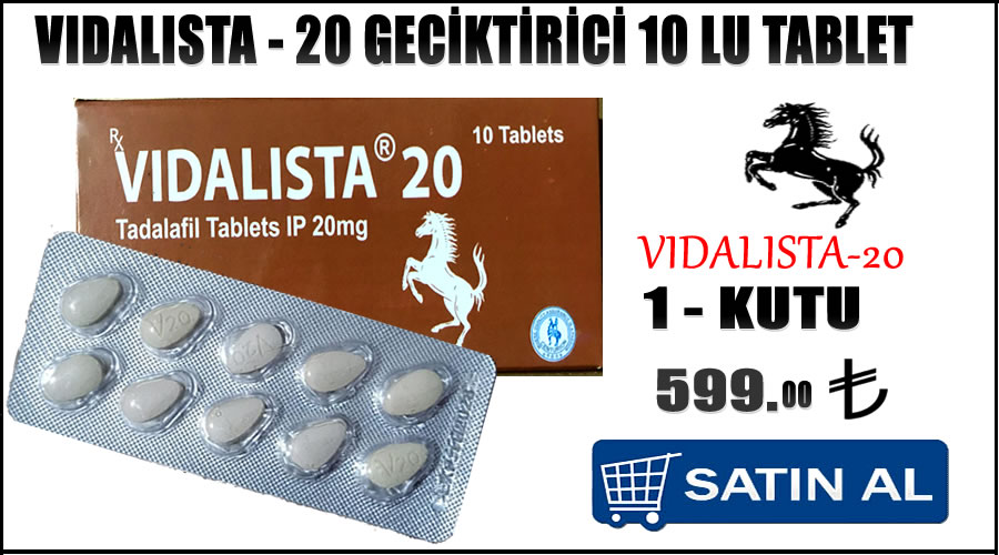 Vidalista 20 geciktirici tablet kullananlar