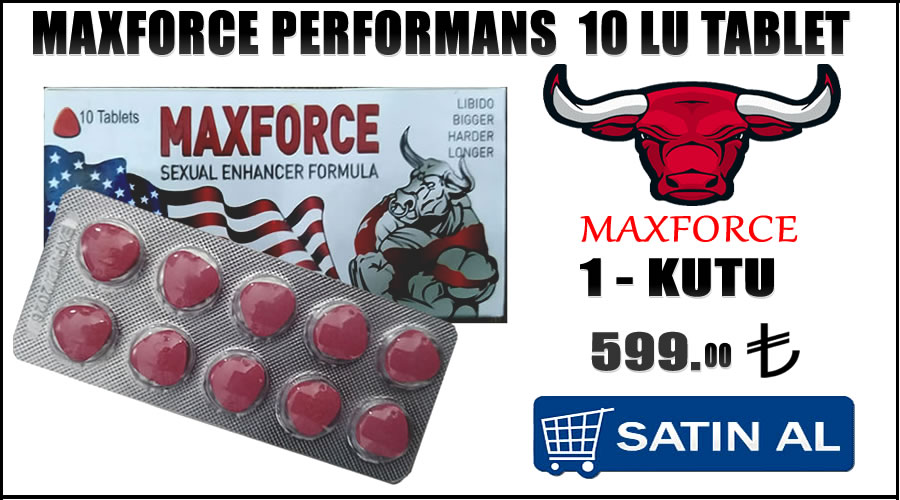 Maxforce hapı kullanım şekli nasıldır